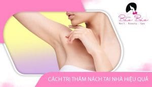 Cách trị thâm nách