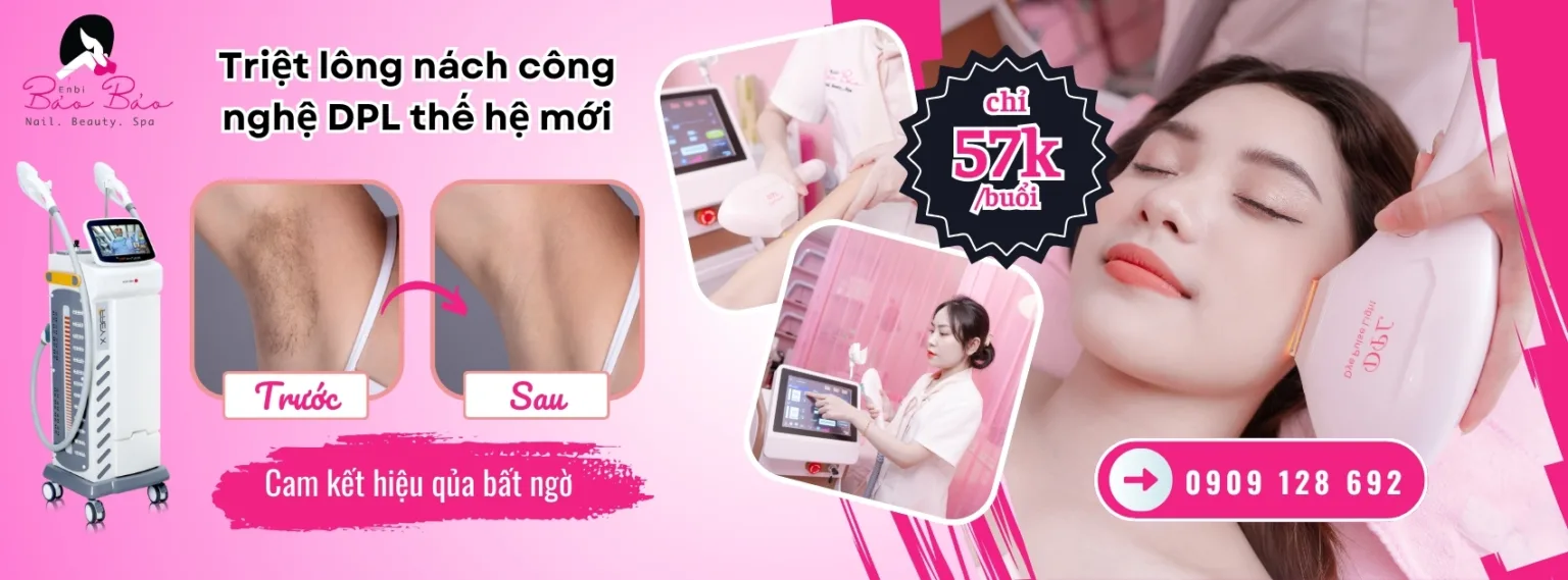 Chương trình khuyến mãi triệt lông Enbi Bảo Bảo
