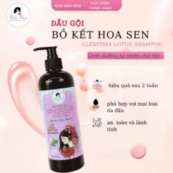 dầu gội bồ kết hoa sen