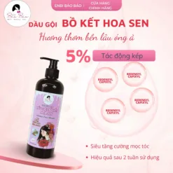 dầu gội bồ kết hoa sen