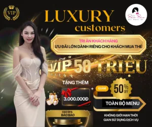 Thẻ thành viên VIP 50 triệu Enbi Bảo Bảo giảm 50%