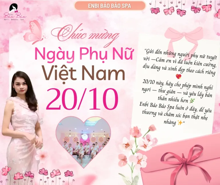 Chúc mừng 20.10 từ Enbi Bảo Bảo Nail Spa