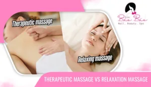 What is therapeutic massage and how does it differ from relaxation massage