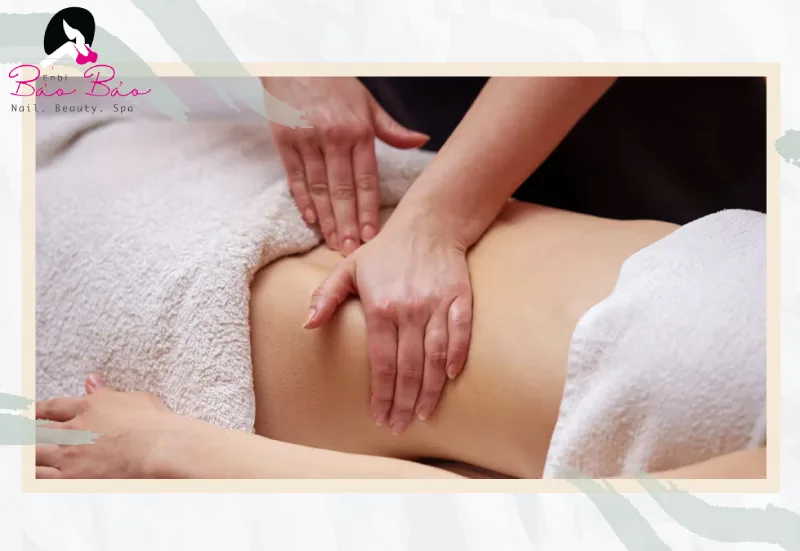 Massage đánh tan mỡ bụng